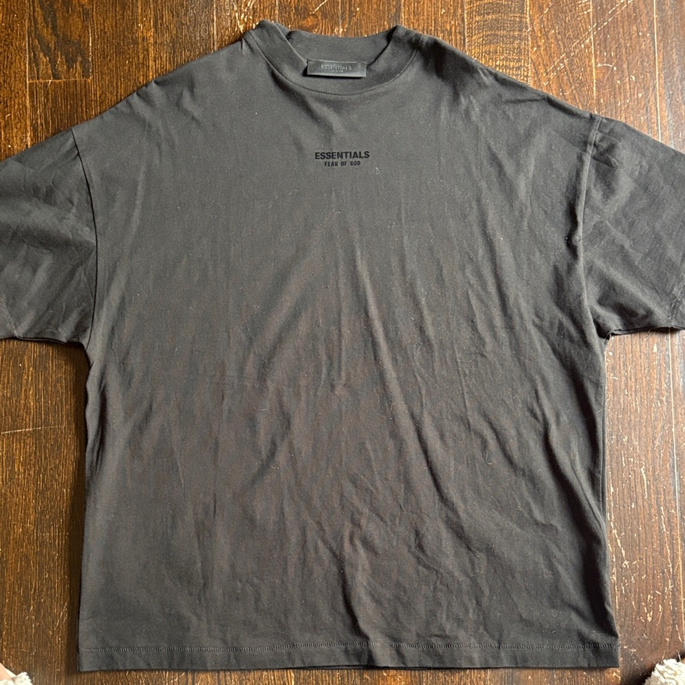 Essentials Charcoal Tee for Men